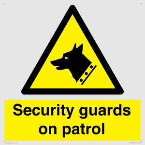 Security guards on patrol